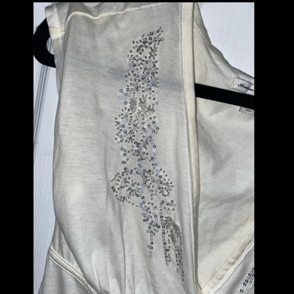 Size Small American Eagle Outfitters White Blouse, office/business shirt top - Picture 4 of 5